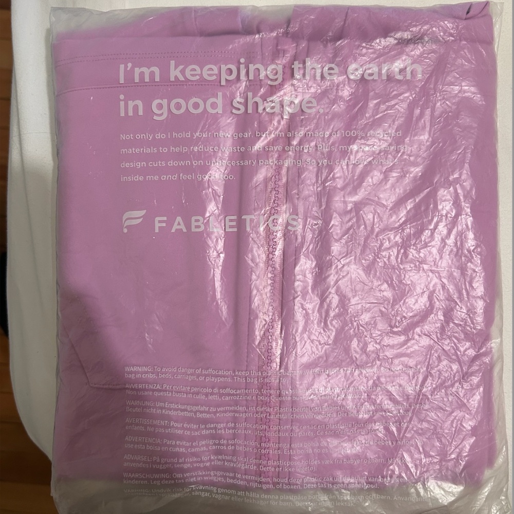 NWT NIB Fabletics Bailey Cropped Prelude Hoodie